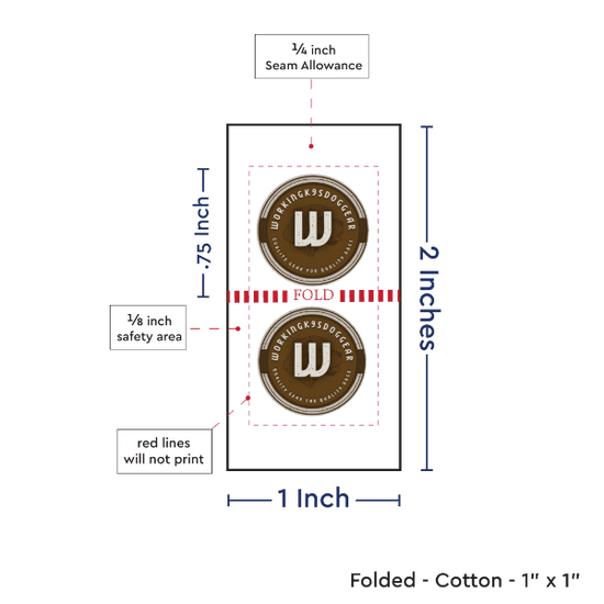 PPLR_HIDDEN_PRODUCT Print Your Logo or Image on FOLDED Cotton Tags