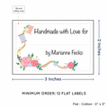 PPLR_HIDDEN_PRODUCT Thread and Flowers with Fill in Blanks (2"x3" Cotton - 12 labels/set)
