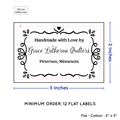 PPLR_HIDDEN_PRODUCT Swirl Accent Border (2"x3" Cotton - 12 labels/set)