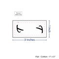 PPLR_HIDDEN_PRODUCT Print your Logo or Image on FLAT Cotton Tags