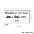 PPLR_HIDDEN_PRODUCT Text Only Medium Large Label (1.5"x3"-Cotton)