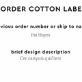 PPLR_HIDDEN_PRODUCT Reorder Previous Label Design - COTTON