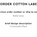 PPLR_HIDDEN_PRODUCT Reorder Previous Label Design - COTTON