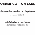 PPLR_HIDDEN_PRODUCT Reorder Previous Label Design - COTTON