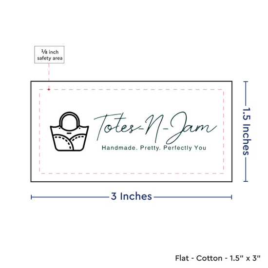 PPLR_HIDDEN_PRODUCT Print your Logo or Image on FLAT Cotton Tags