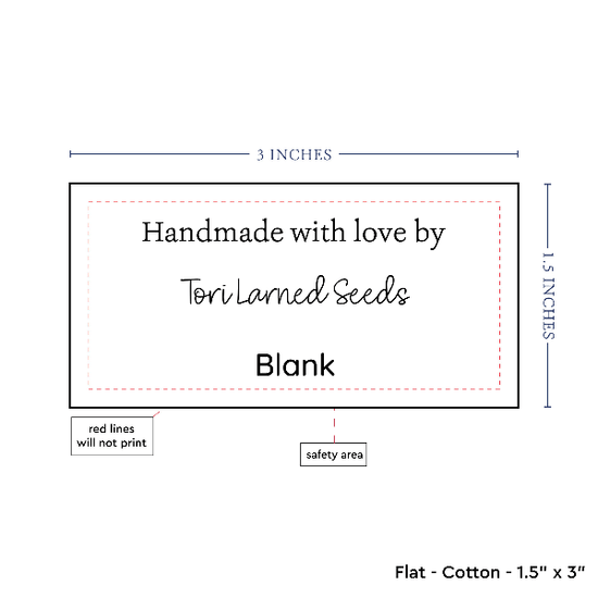 PPLR_HIDDEN_PRODUCT Text Only Medium Large Label (1.5"x3"-Cotton)