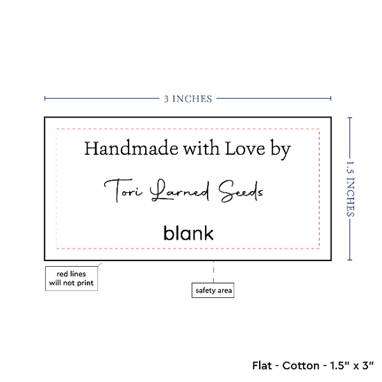 PPLR_HIDDEN_PRODUCT Text Only Medium Large Label (1.5"x3"-Cotton)