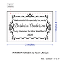 PPLR_HIDDEN_PRODUCT Swirl Accent Border (2"x3" Cotton - 12 labels/set)