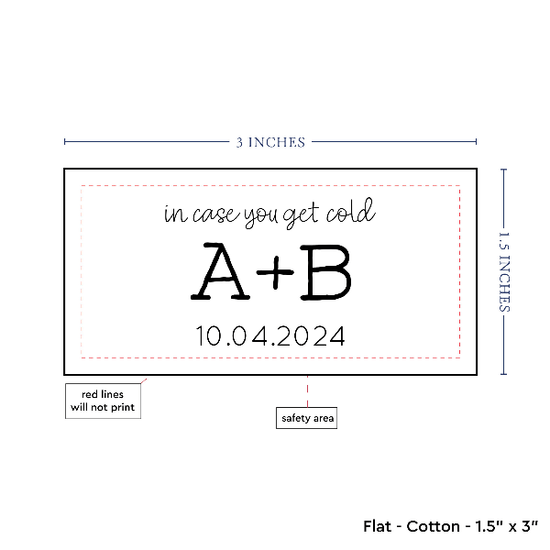 PPLR_HIDDEN_PRODUCT Text Only Medium Large Label (1.5"x3"-Cotton)