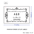 PPLR_HIDDEN_PRODUCT Swirl Accent Border (2"x3" Cotton - 12 labels/set)
