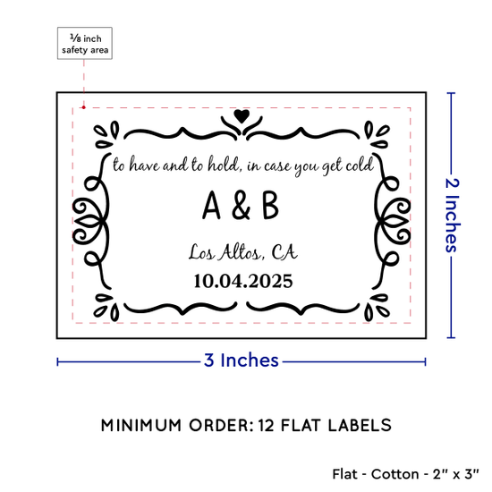 PPLR_HIDDEN_PRODUCT Swirl Accent Border (2"x3" Cotton - 12 labels/set)