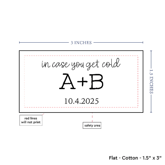 PPLR_HIDDEN_PRODUCT Text Only Medium Large Label (1.5"x3"-Cotton)