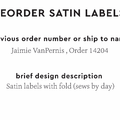 PPLR_HIDDEN_PRODUCT Reorder Previous Label Design - SATIN