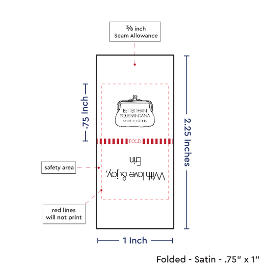 PPLR_HIDDEN_PRODUCT Print Your Logo/Image on Satin Tags (1" wide - Satin)