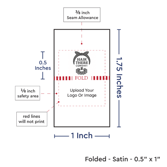 PPLR_HIDDEN_PRODUCT Print Your Logo/Image on Satin Tags (1" wide - Satin)