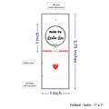 PPLR_HIDDEN_PRODUCT Circle Bow (1" wide - Satin)