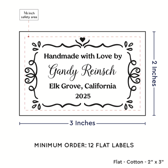 PPLR_HIDDEN_PRODUCT Swirl Accent Border (2"x3" Cotton - 12 labels/set)