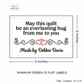 PPLR_HIDDEN_PRODUCT Double Heart Quote (2"x3" Cotton - 12 labels/set)