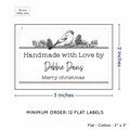 PPLR_HIDDEN_PRODUCT Winter Bird (2"x3" Cotton - 12 labels/set)