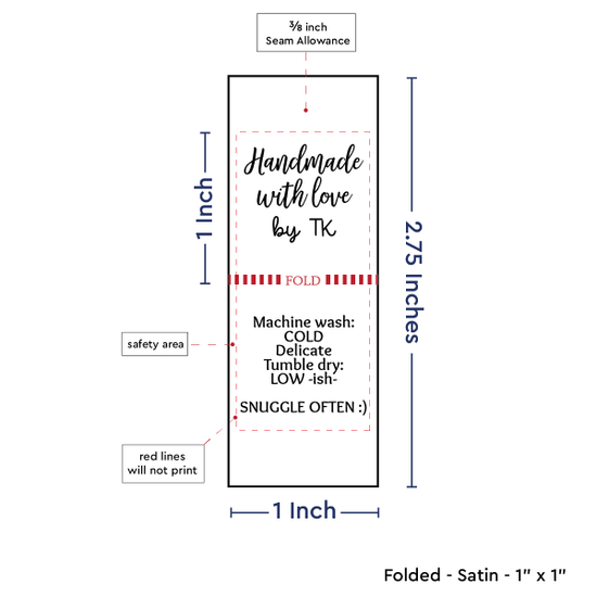 PPLR_HIDDEN_PRODUCT Handmade Square (1" wide - Satin)