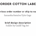 PPLR_HIDDEN_PRODUCT Reorder Previous Label Design - COTTON