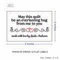 PPLR_HIDDEN_PRODUCT Double Heart Quote (2"x3" Cotton - 12 labels/set)