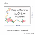 PPLR_HIDDEN_PRODUCT Thread and Flowers (2"x3" Cotton - 12 labels/set)