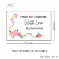 PPLR_HIDDEN_PRODUCT Thread and Flowers (2"x3" Cotton - 12 labels/set)