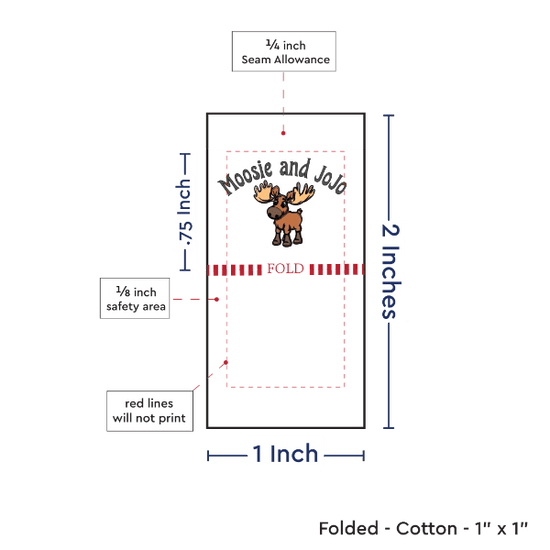 PPLR_HIDDEN_PRODUCT Print Your Logo or Image on FOLDED Cotton Tags