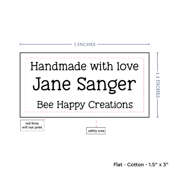 PPLR_HIDDEN_PRODUCT Text Only Medium Large Label (1.5"x3"-Cotton)