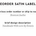 PPLR_HIDDEN_PRODUCT Reorder Previous Label Design - SATIN