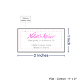 PPLR_HIDDEN_PRODUCT Print your Logo or Image on FLAT Cotton Tags