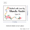 PPLR_HIDDEN_PRODUCT Thread and Flowers (2"x3" Cotton - 12 labels/set)