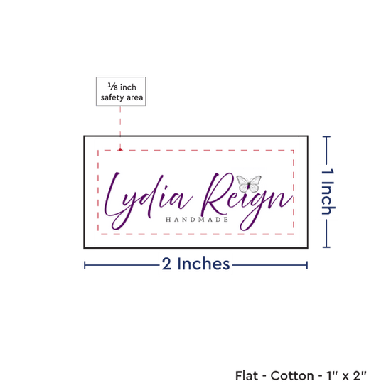 PPLR_HIDDEN_PRODUCT Print your Logo or Image on FLAT Cotton Tags