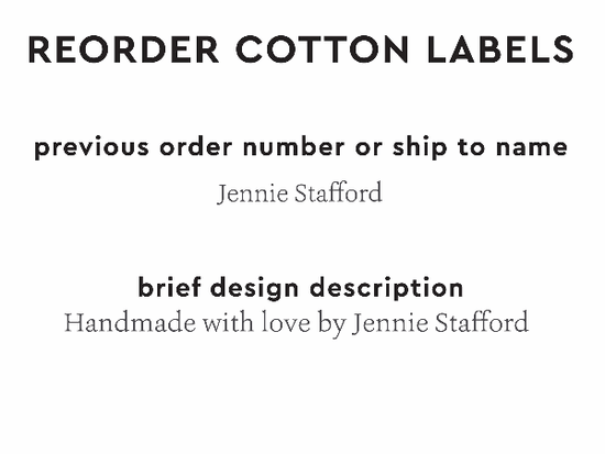 PPLR_HIDDEN_PRODUCT Reorder Previous Label Design - COTTON