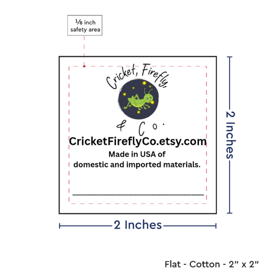 PPLR_HIDDEN_PRODUCT Print your Logo or Image on FLAT Cotton Tags