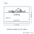 PPLR_HIDDEN_PRODUCT Winter Birds with Fill in Blanks (2"x3" Cotton - 12 labels/set)