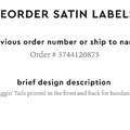 PPLR_HIDDEN_PRODUCT Reorder Previous Label Design - SATIN