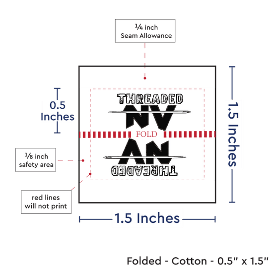 PPLR_HIDDEN_PRODUCT Print Your Logo or Image on FOLDED Cotton Tags