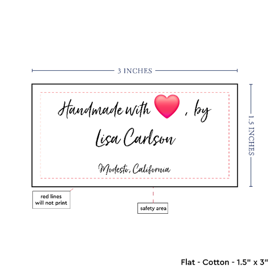 PPLR_HIDDEN_PRODUCT Text Only Medium Large Label (1.5"x3"-Cotton)