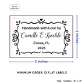 PPLR_HIDDEN_PRODUCT Swirl Accent Border (2"x3" Cotton - 12 labels/set)