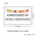 PPLR_HIDDEN_PRODUCT Colorful Banner (2"x3" Cotton - 12 labels/set)