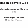 PPLR_HIDDEN_PRODUCT Reorder Previous Label Design - COTTON