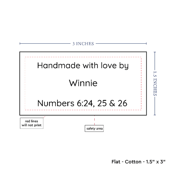 PPLR_HIDDEN_PRODUCT Text Only Medium Large Label (1.5"x3"-Cotton)