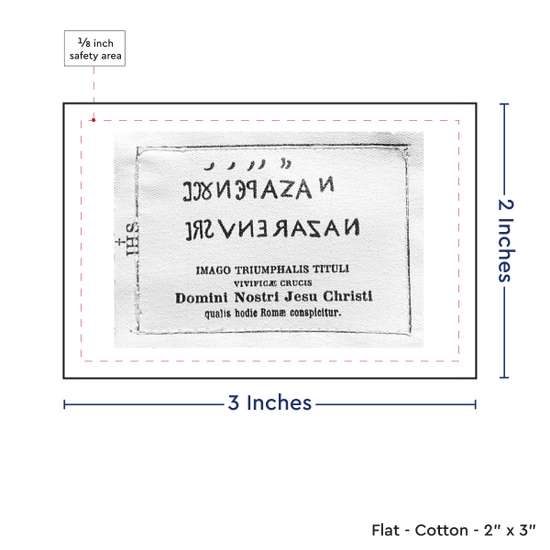PPLR_HIDDEN_PRODUCT Print your Logo or Image on FLAT Cotton Tags