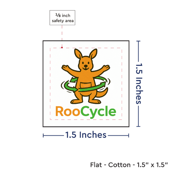 PPLR_HIDDEN_PRODUCT Print your Logo or Image on FLAT Cotton Tags