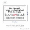 PPLR_HIDDEN_PRODUCT Double Heart Quote (2"x3" Cotton - 12 labels/set)