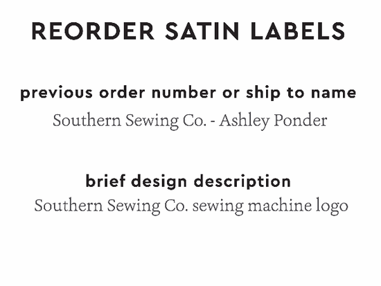 PPLR_HIDDEN_PRODUCT Reorder Previous Label Design - SATIN