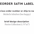 PPLR_HIDDEN_PRODUCT Reorder Previous Label Design - SATIN