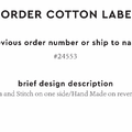 PPLR_HIDDEN_PRODUCT Reorder Previous Label Design - COTTON